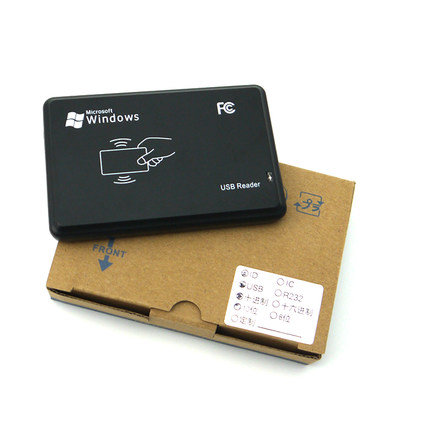 USB четец на карти, чипове, тагове на 13.56MHz с опаковка