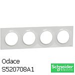 Декоративна рамка четворна, цвят Сив Odace Styl