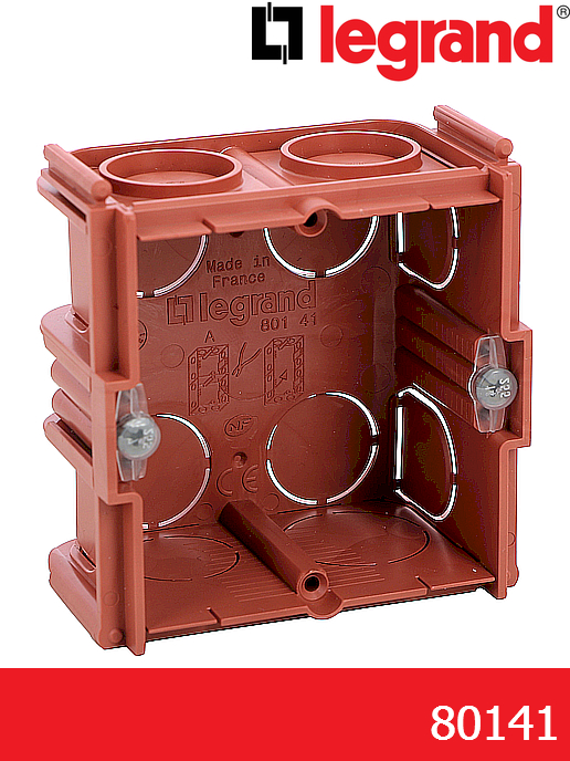 Конзола за бойлерен ключ за вграждане (стандартна) 86x86x40 Legrand