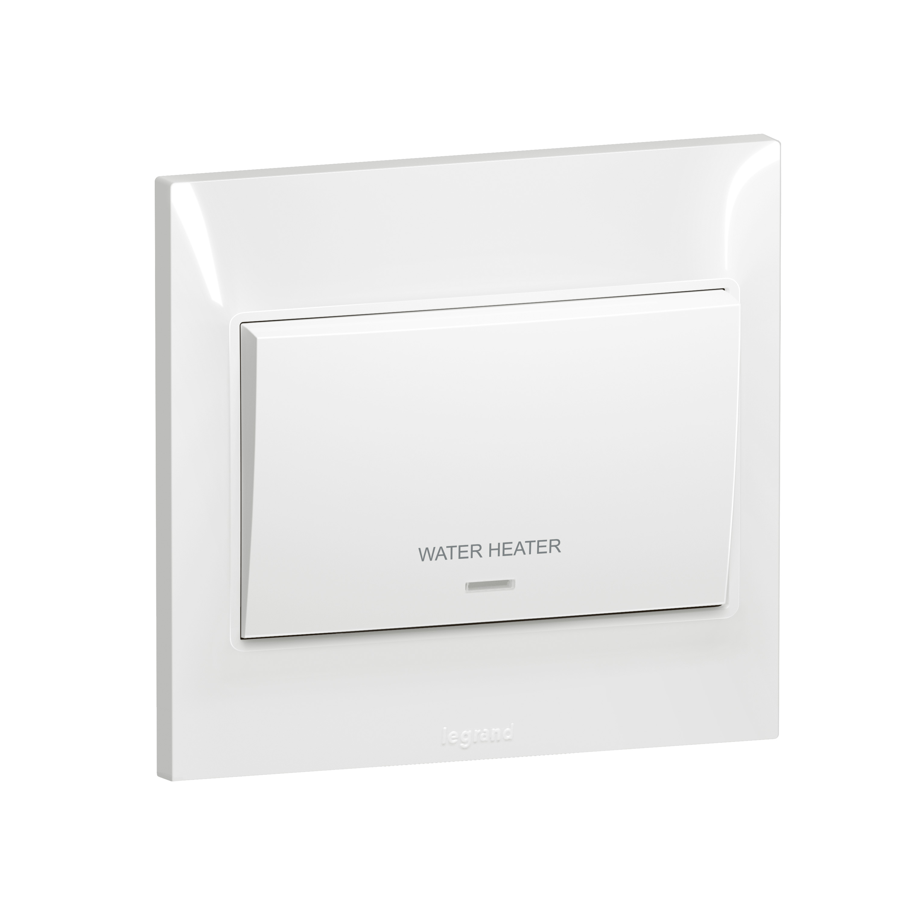 Ключ за бойлер Legrand Belanko S 20A, бял, с индикация за управление на електрически системи