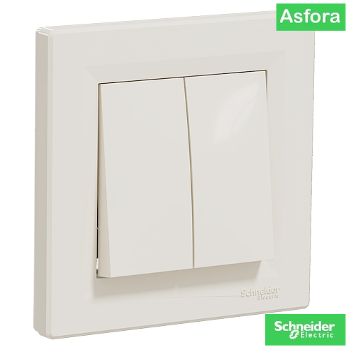 Снимка 1 на: Сериен ключ EPH0300123 Schneider серия Asfora / Крем.