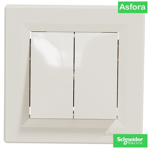Снимка 4 на: Сериен ключ EPH0300123 Schneider серия Asfora / Крем.