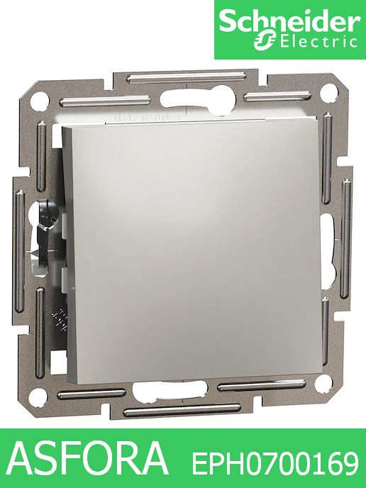 Мех. стълбищен бутон Asfora, 10А бронз