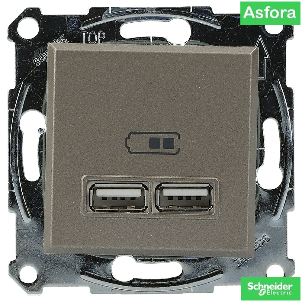 EPH2700269 -  бронз,  2.1а, usb зарядно 