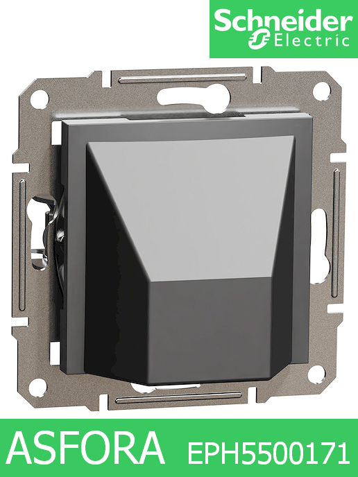 Твърда връзка, извод за печка, Asfora, Черен