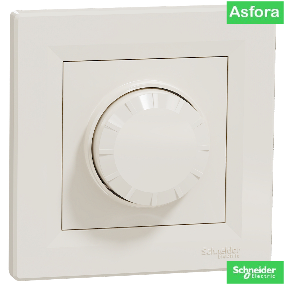 Schneider Asfora димер за LED осветление крем