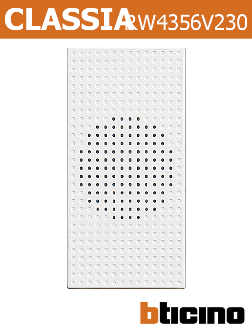 Зумер 230V 8VA едномодулен, бял, Classia Bticino