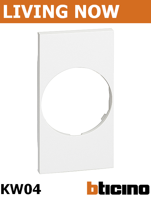 Лицев панел за контакт ШУКО цвят Бял Living Now Bticino