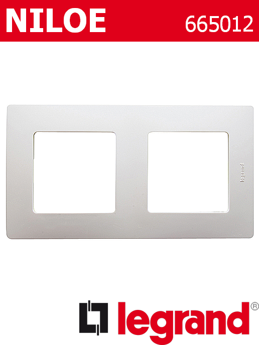 Декоративна рамка двойна, цвят крем