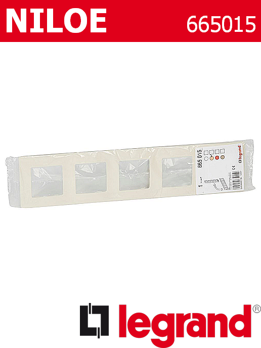 Декоративна рамка петорна, цвят крем