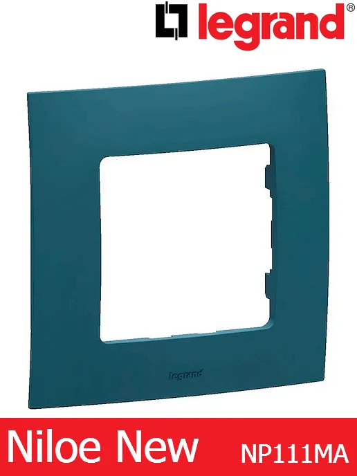 Рамка единична – мастик Legrand Niloe New NP111MA