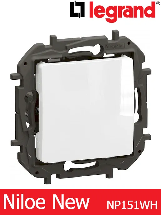 Празен модул – бял Legrand Niloe New NP151WH