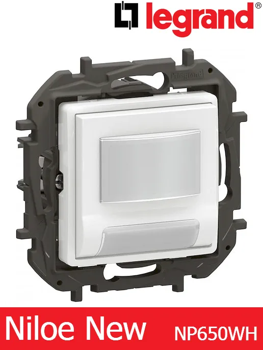 LED индикатор с датчик за движение – бял Legrand Niloe New NP650WH