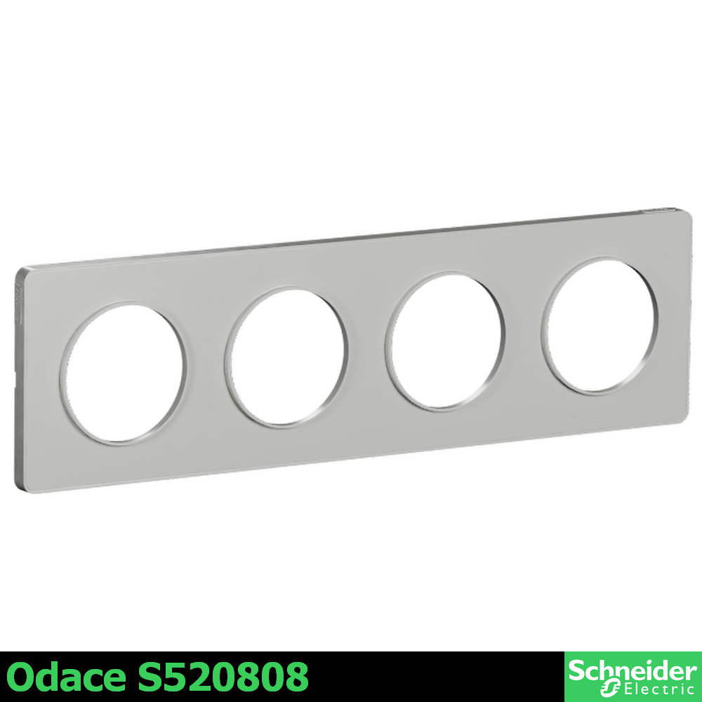 S520808 - Четворна рамка,  бяла odace touch 