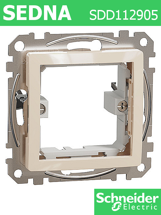 Адаптер за механизъм 45х45 Sedna New, крем