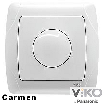 Светорегулатор серия Viko Carmen цвят бял