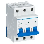 Автоматичен предпазител NB1-63 3P C 2A 6kA |