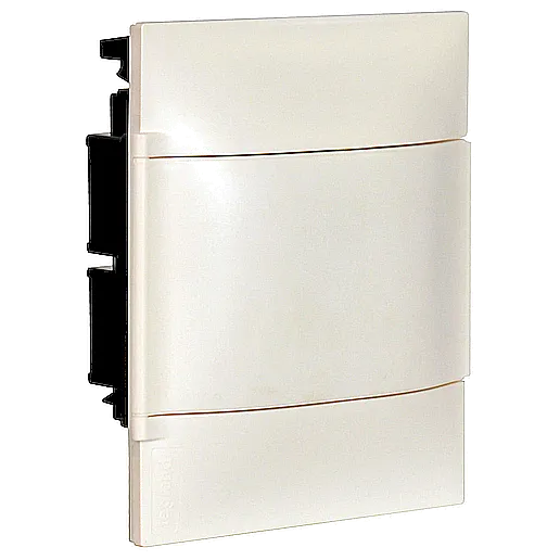 Practibox S 4 модулно табло за вграждане бяло.