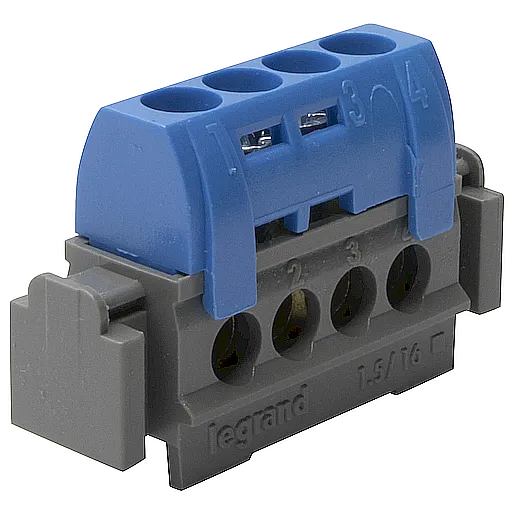 Разпределителна клема Legrand 4 отвора 1.5-16мм2