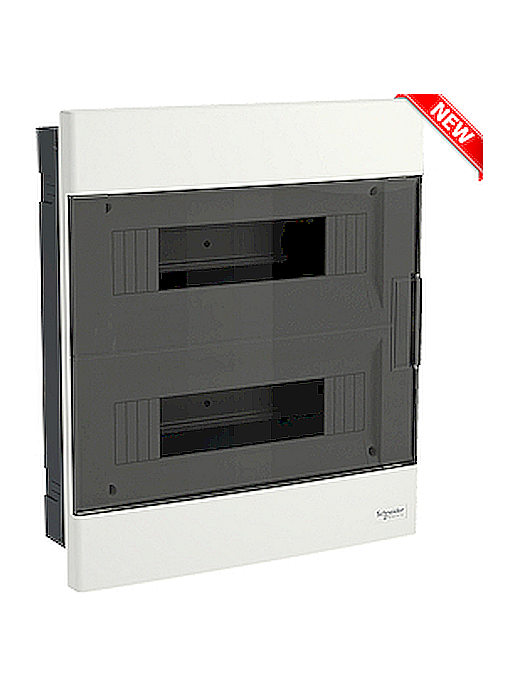 Табло апартаментно 2х12 мод. за вграждане, прозрачна врата, Easy9 EU