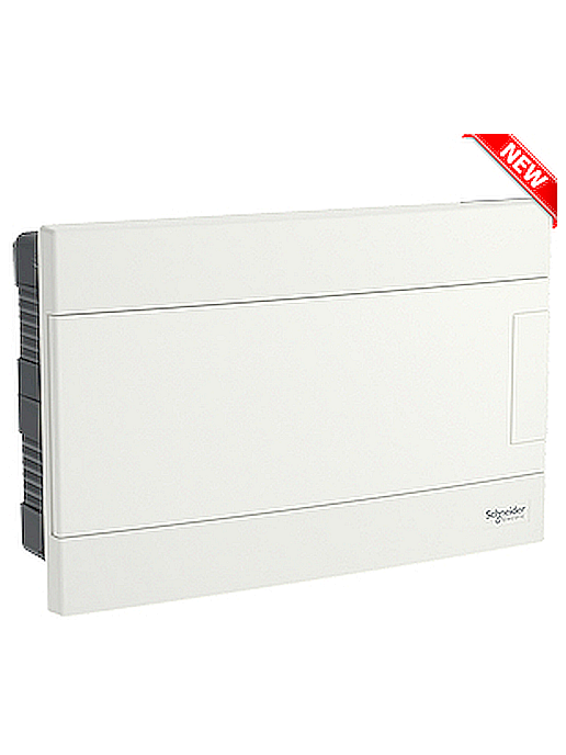 Табло апартаментно 12 мод. за вграждане, Easy9 EU, бяла врата