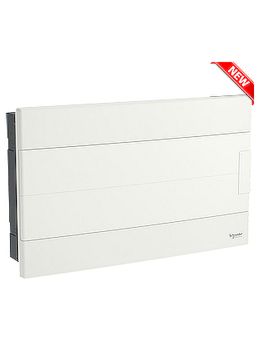 Табло апартаментно 18 мод. за вграждане, Easy9 EU, бяла врата