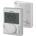 Безжичен термостат (предавател + приемник ) с голям дислей и таймер 24ч.